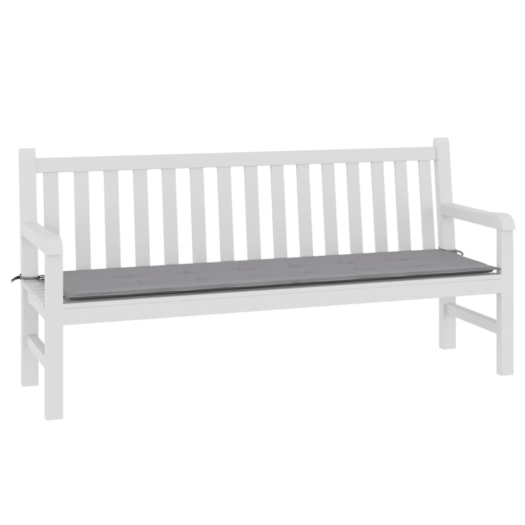 Tuinbankkussen Grijs 180x50x3 cm - 45% Korting!