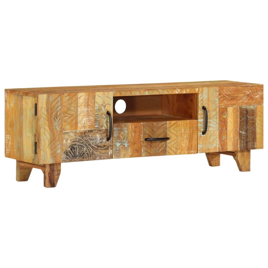 vidaXL TV Meubel Gerecycled Hout 120cm - 35% Korting!