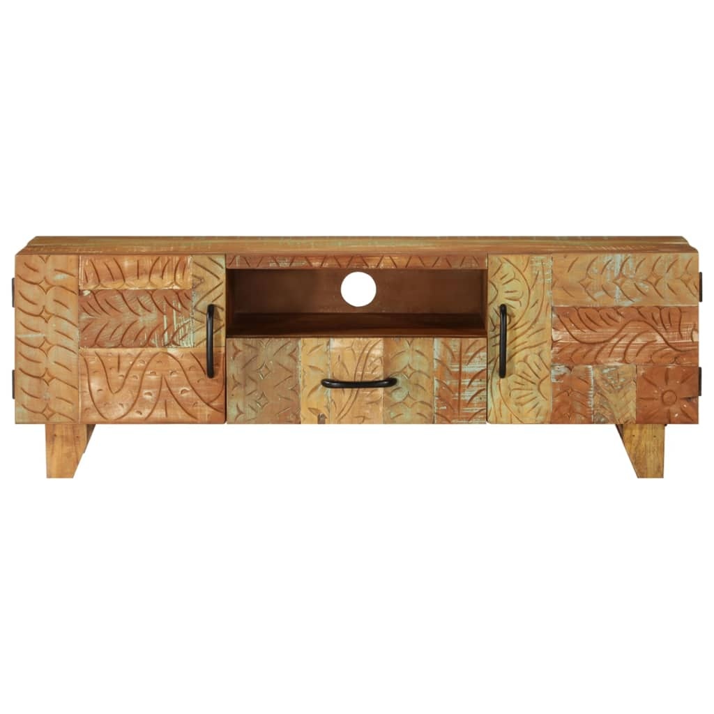 vidaXL TV Meubel Gerecycled Hout 120cm - 35% Korting!