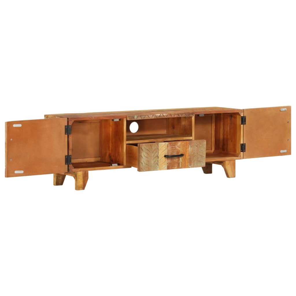 vidaXL TV Meubel Gerecycled Hout 120cm - 35% Korting!
