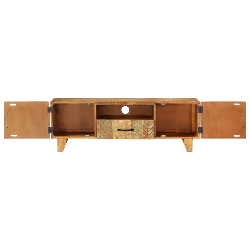 vidaXL TV Meubel Gerecycled Hout 120cm - 35% Korting!