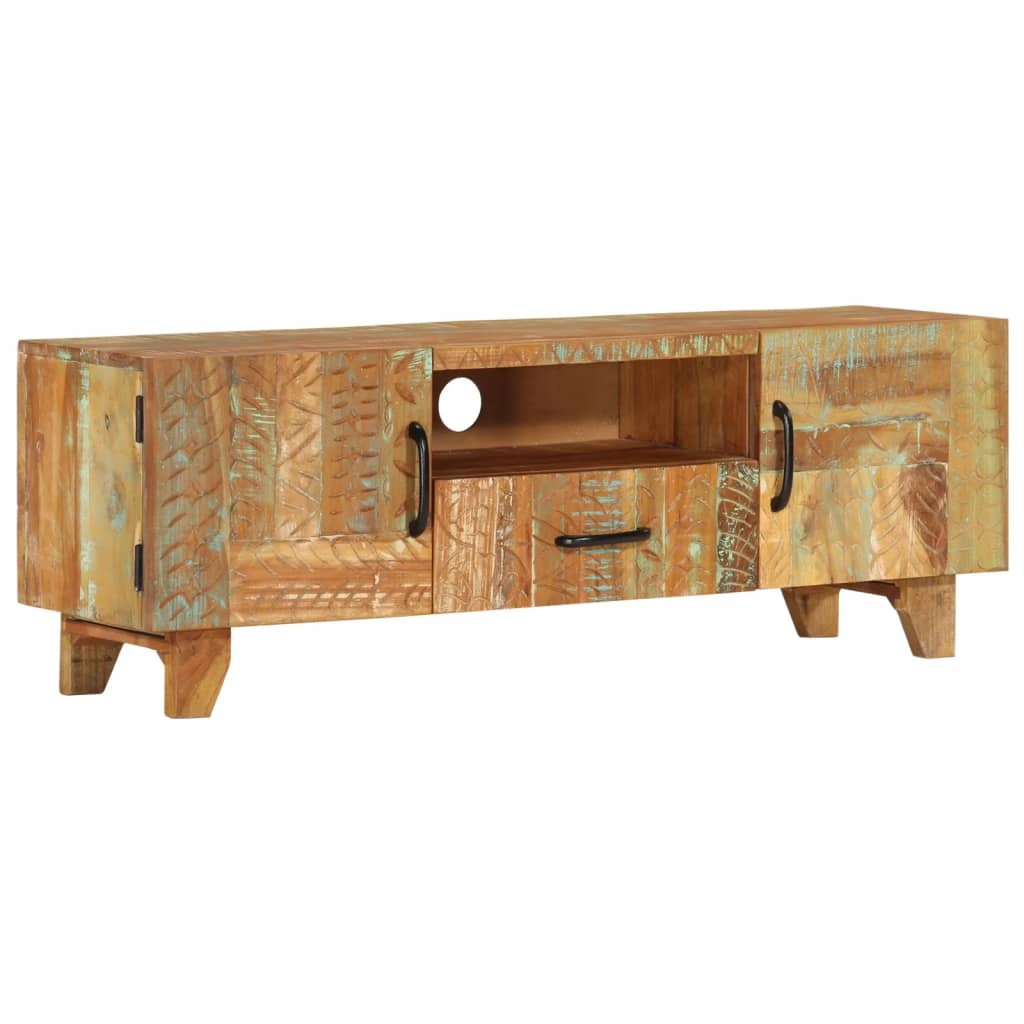 vidaXL TV Meubel Gerecycled Hout 120cm - 35% Korting!
