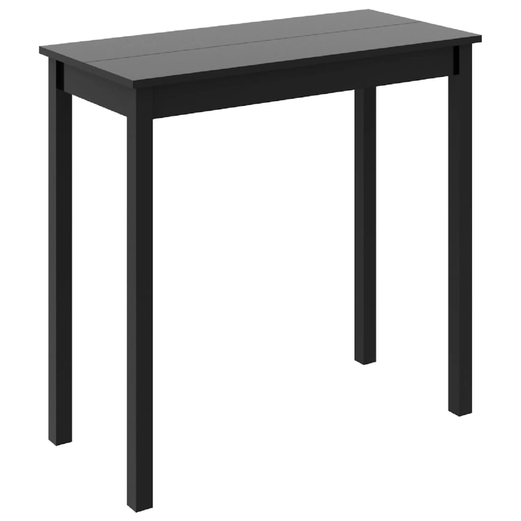 vidaXL Bartafel Zwart MDF - Nieuwstaat! 35% Korting