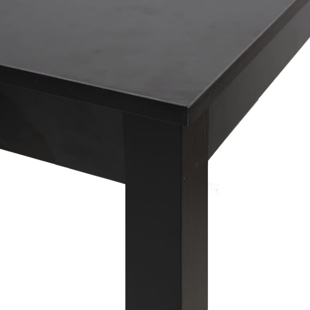 vidaXL Bartafel Zwart MDF - Nieuwstaat! 35% Korting