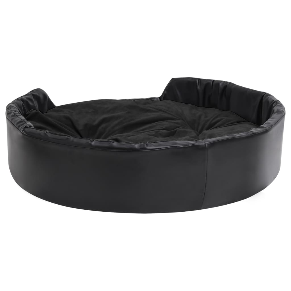 vidaXL Hondenmand 99cm Zwart - Pluche & Kunstleer - 35% Korting!