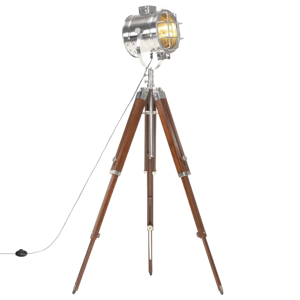 vidaXL Driepoot Vloerlamp Mangohout - 41% Korting!