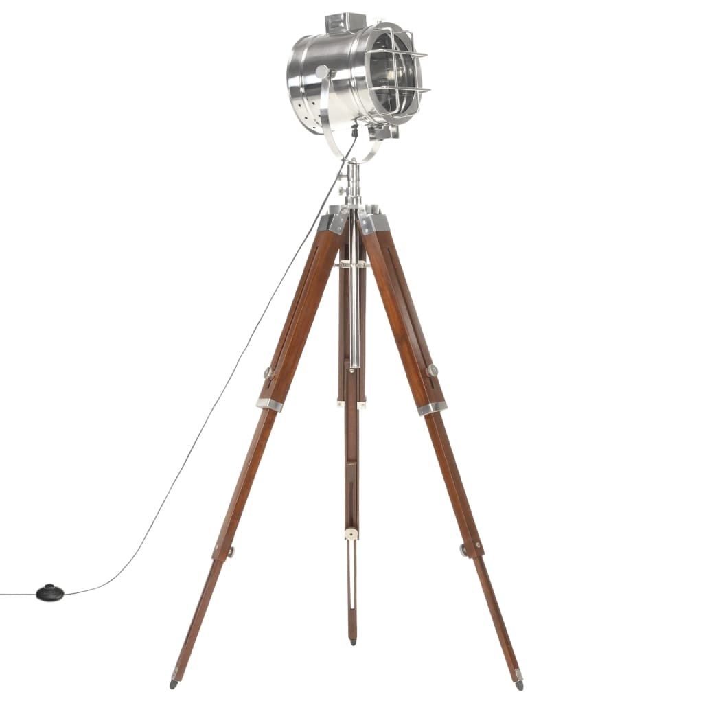 vidaXL Driepoot Vloerlamp Mangohout - 41% Korting!