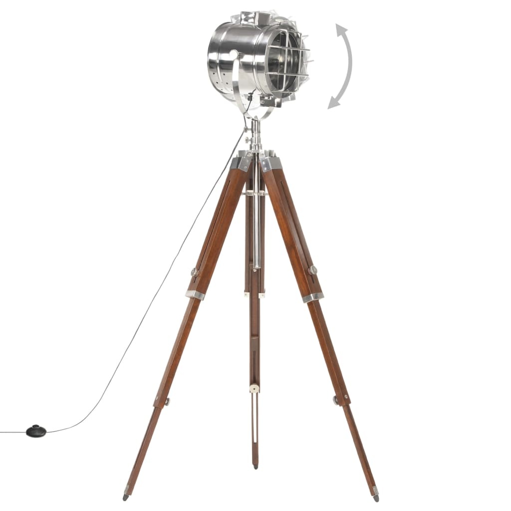 vidaXL Driepoot Vloerlamp Mangohout - 41% Korting!