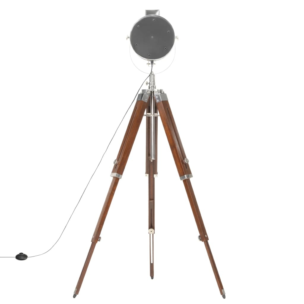 vidaXL Driepoot Vloerlamp Mangohout - 41% Korting!