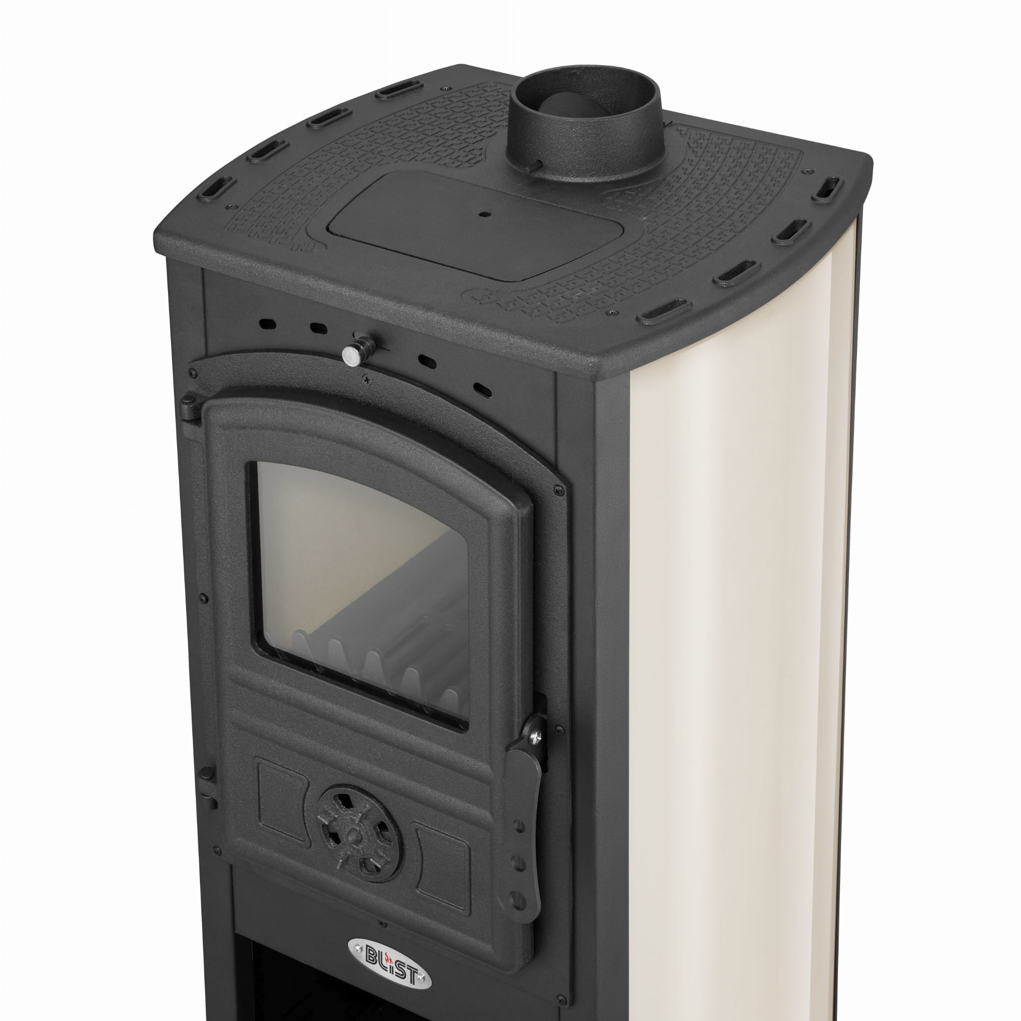 Houtkachel met Kookplaat - 10kW - 63% Korting! (Beschadigd)