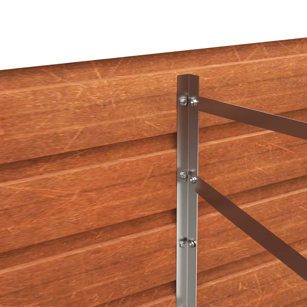 VidaXL Verhoogde Plantenbak Cortenstaal 240cm - 35% Korting!