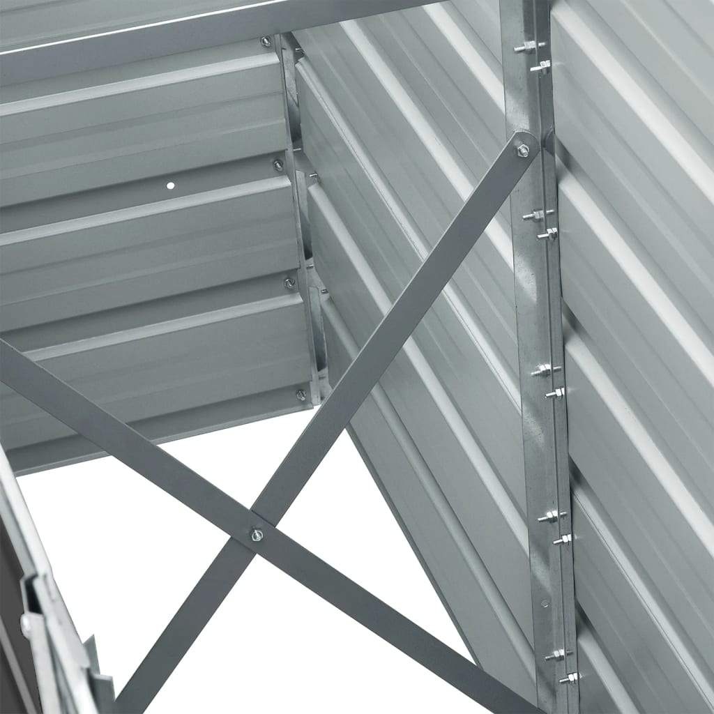 VidaXL Verhoogde Plantenbak 240cm Antraciet -35%! Gegalvaniseerd Staal