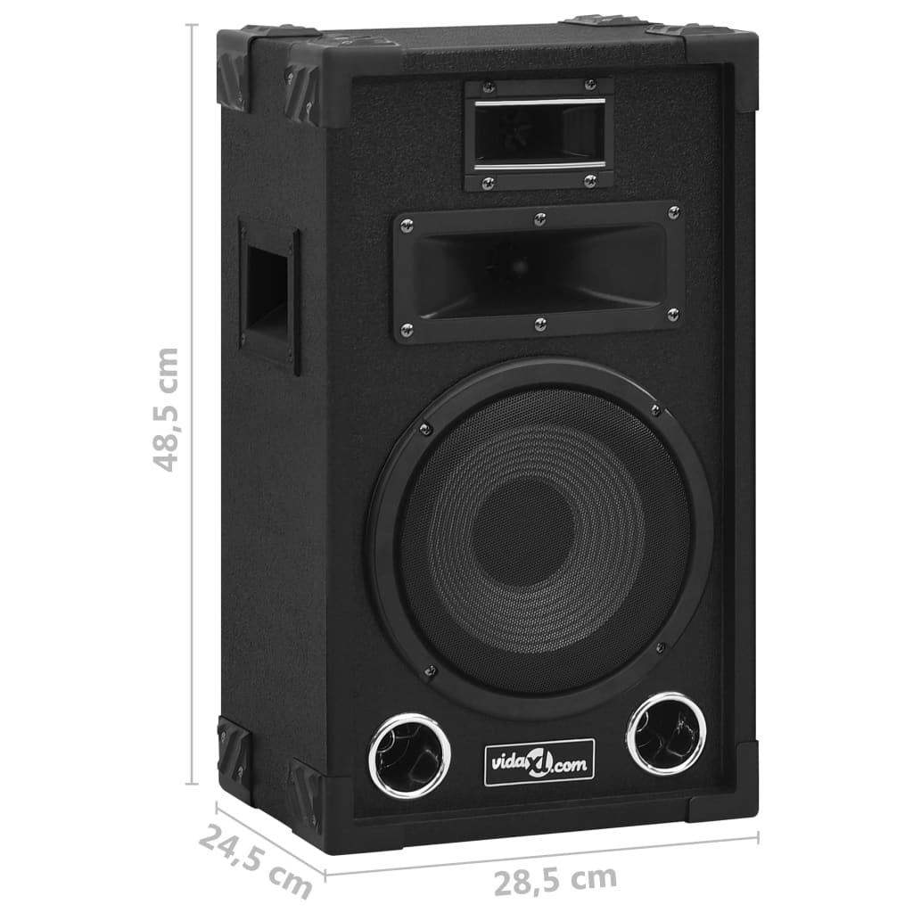 vidaXL Hifi Podiumspeakers (2 st) 800W - 42% Korting!
