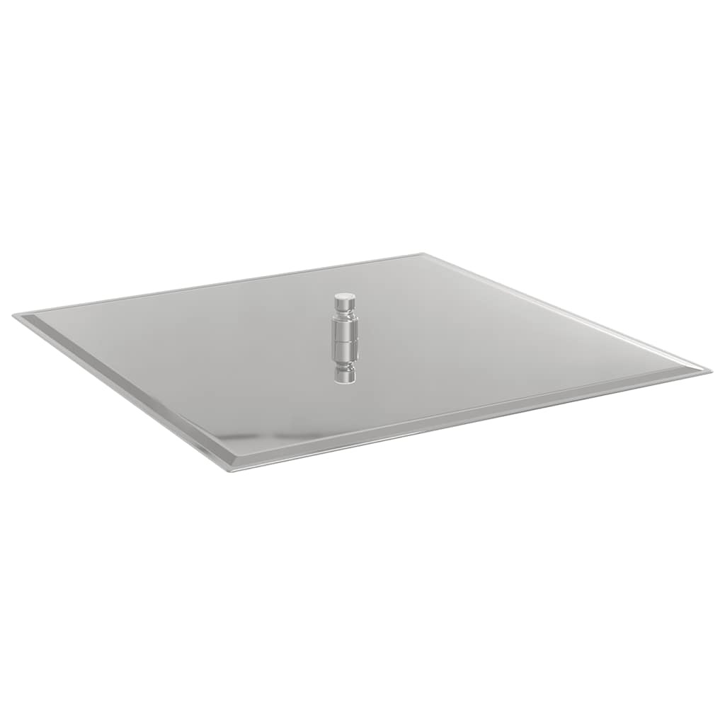 vidaXL Regendouchekop Vierkant 50x50 RVS - 35% Korting!