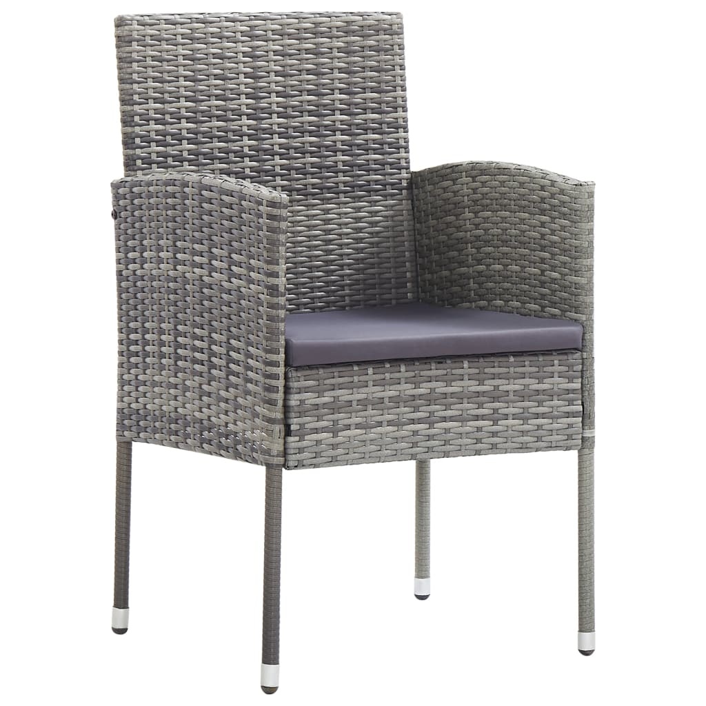 vidaXL Tuinstoelen 4 st Grijs - 35% Korting!