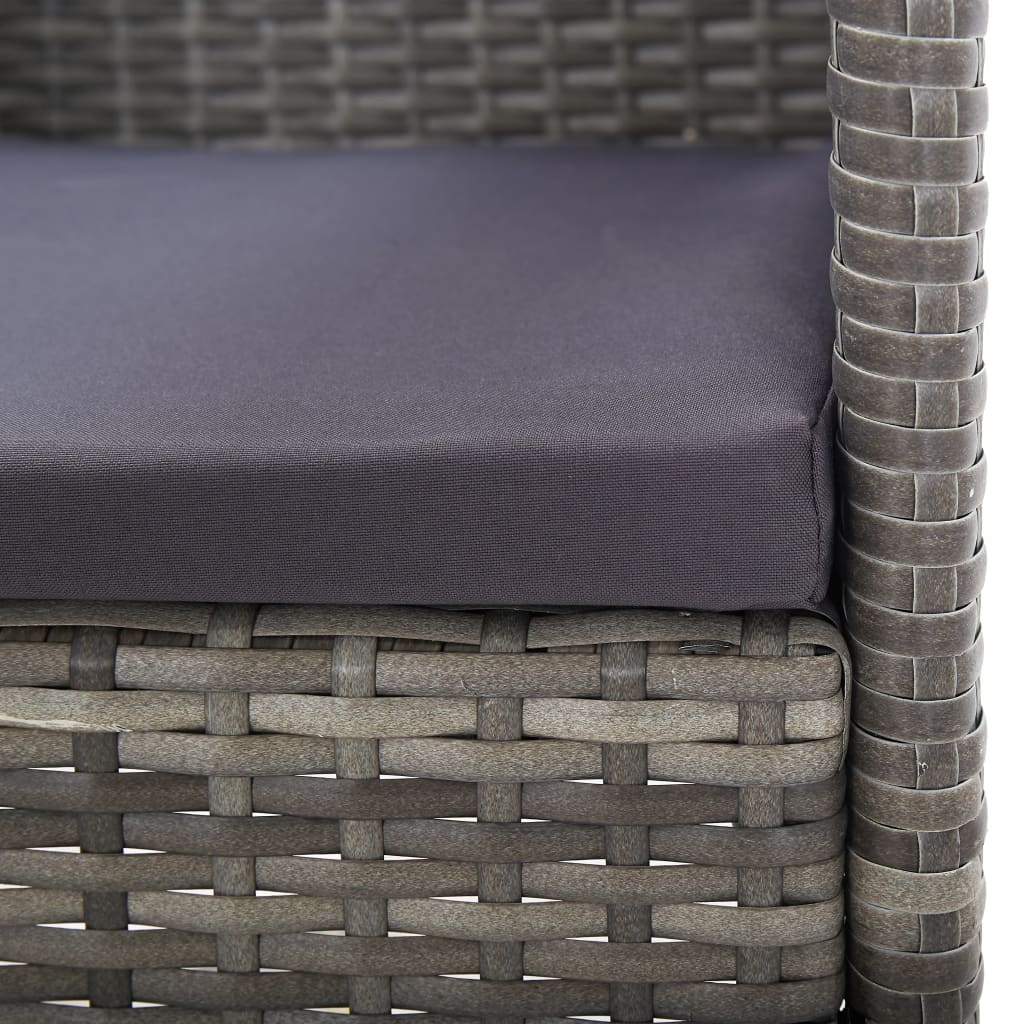 vidaXL Tuinstoelen 4 st Grijs - 35% Korting!