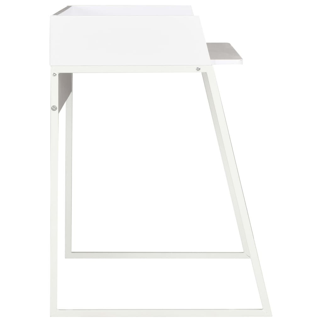 VidaXL Bureau Wit 90x60cm - 57% Korting! Schilfering