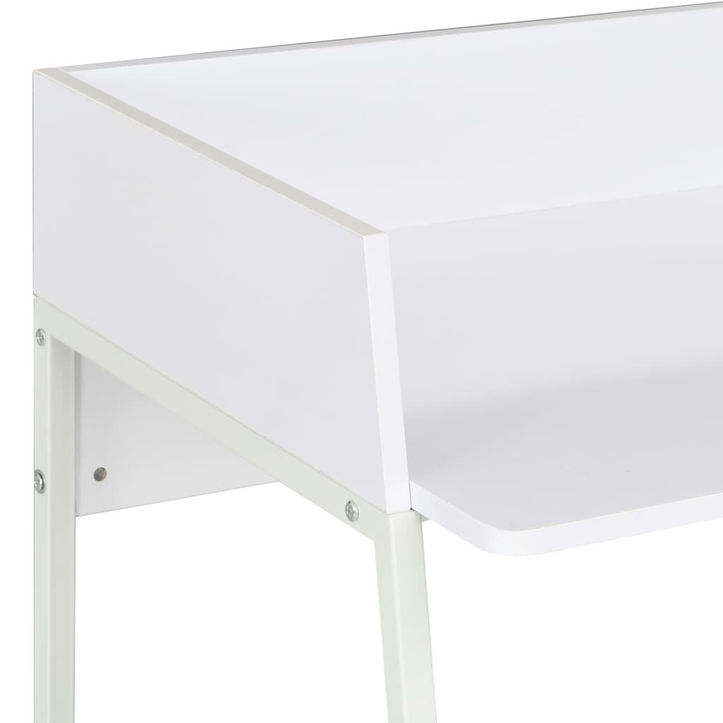 VidaXL Bureau Wit 90x60cm - 57% Korting! Schilfering