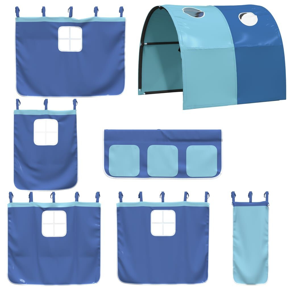 vidaXL Hoogslaper Gordijnen + Tunnel Blauw -53%!