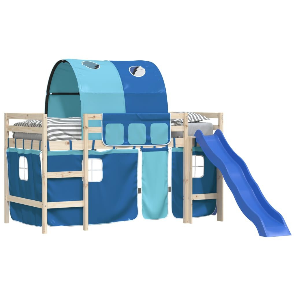 vidaXL Hoogslaper Gordijnen + Tunnel Blauw -53%!