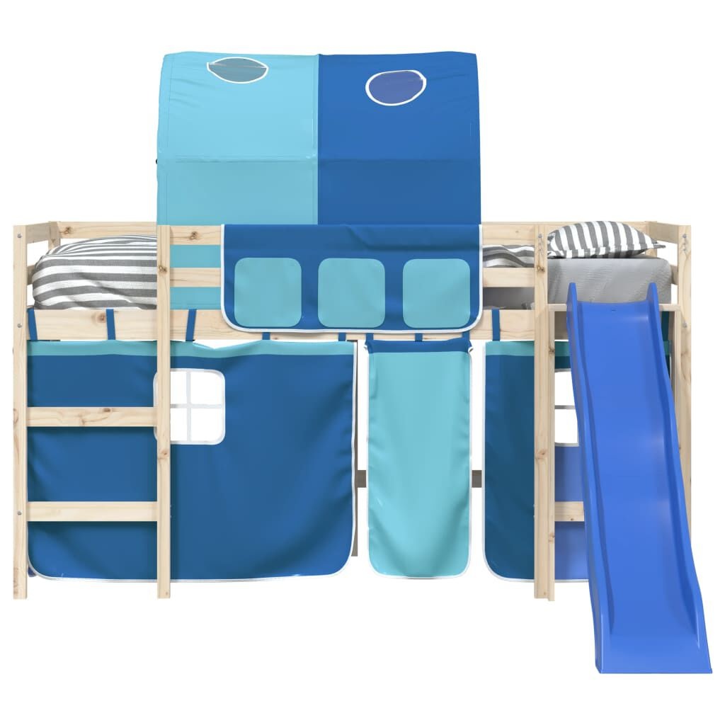 vidaXL Hoogslaper Gordijnen + Tunnel Blauw -53%!