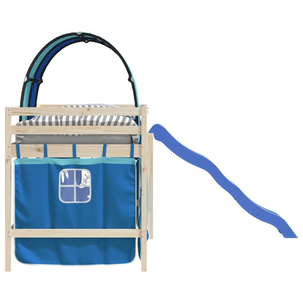 vidaXL Hoogslaper Gordijnen + Tunnel Blauw -53%!