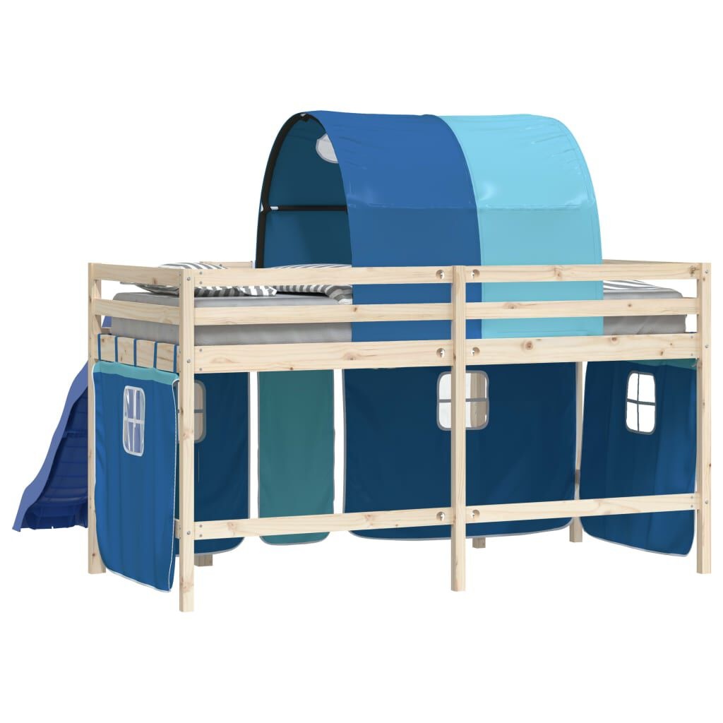 vidaXL Hoogslaper Gordijnen + Tunnel Blauw -53%!
