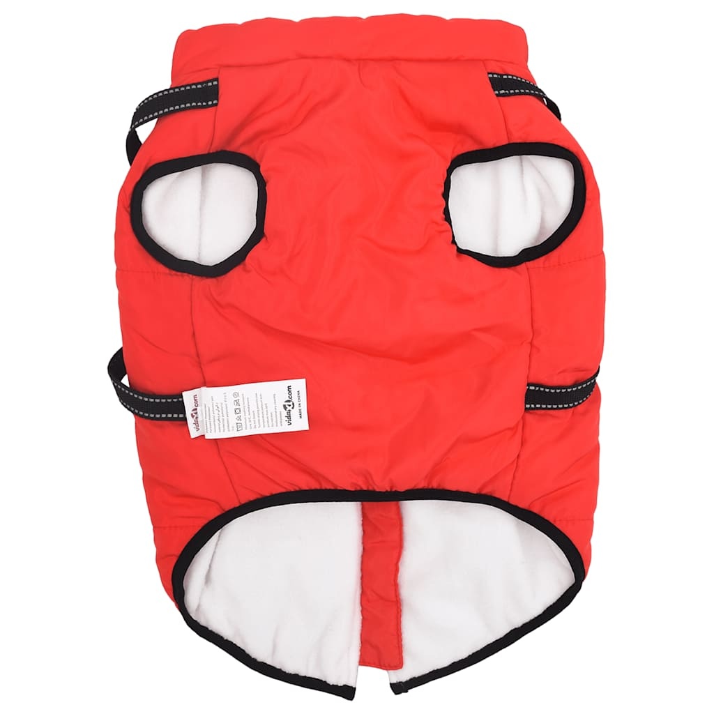 vidaXL Hondenjas met Harnas Rood L48 - 41% Korting!