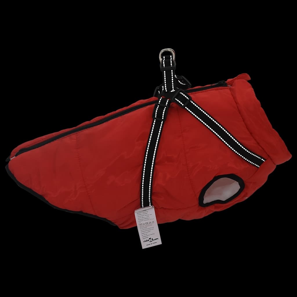 vidaXL Hondenjas met Harnas Rood L48 - 41% Korting!