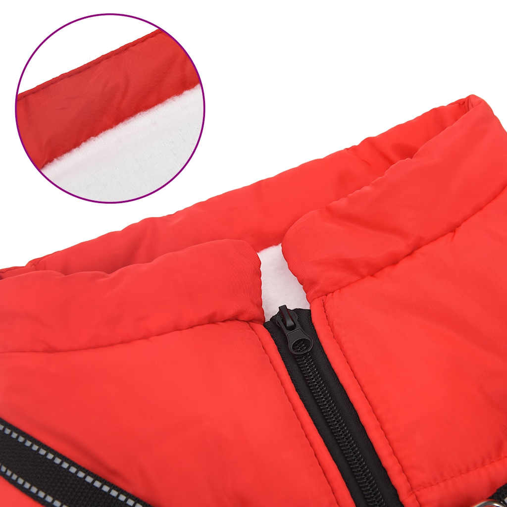vidaXL Hondenjas met Harnas Rood L48 - 41% Korting!