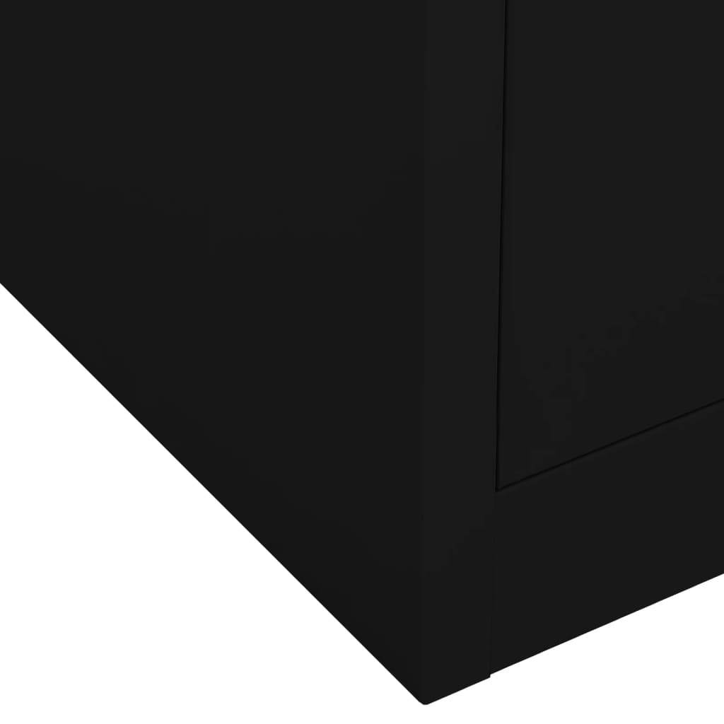 VidaXL Kantoorkast Zwart 90cm - 42% Korting!