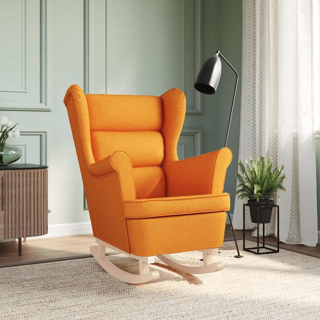 Schommelstoel Donkergeel - 47% Korting! Comfort & Stijl