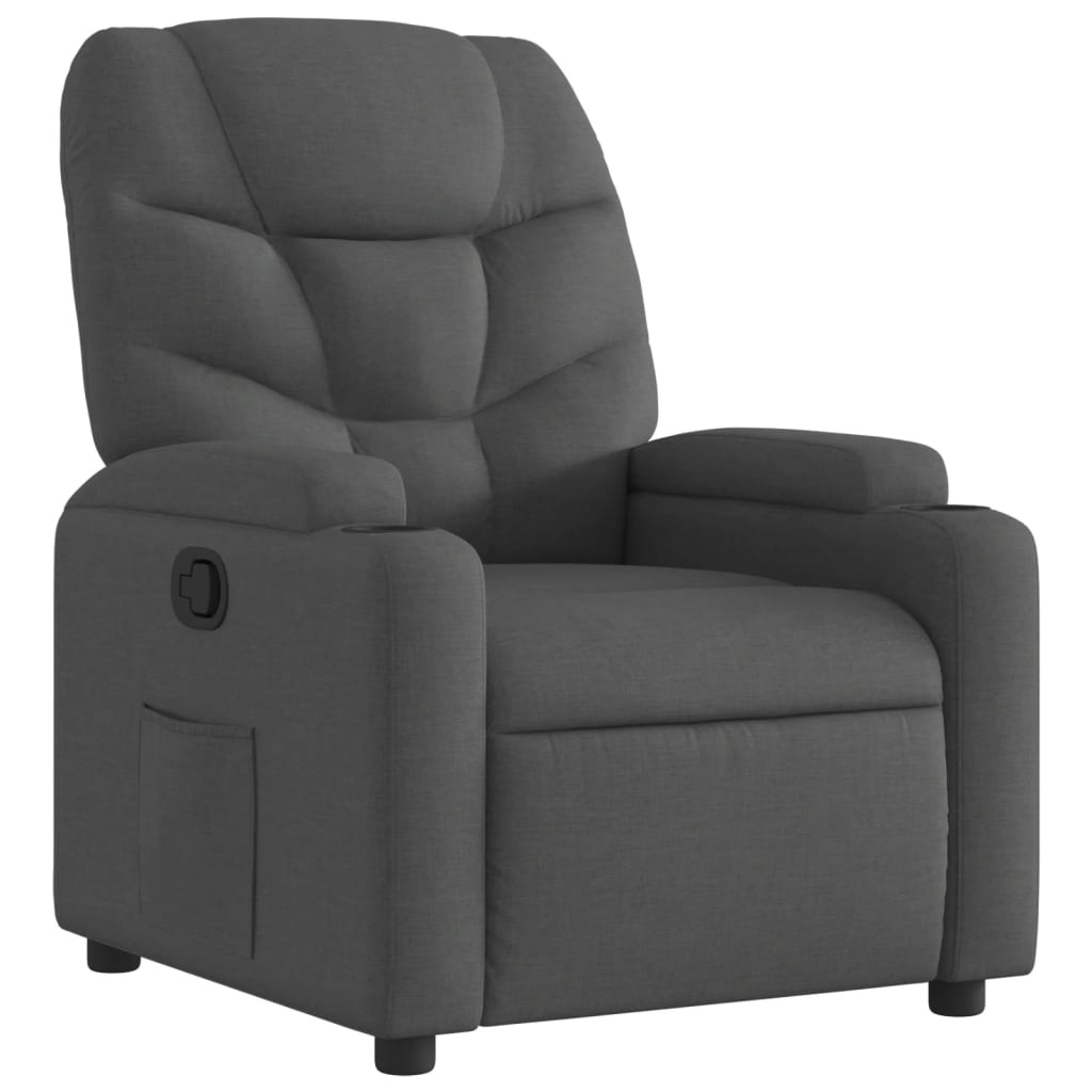 vidaXL Verstelbare Fauteuil Donkergrijs - 42% Korting!