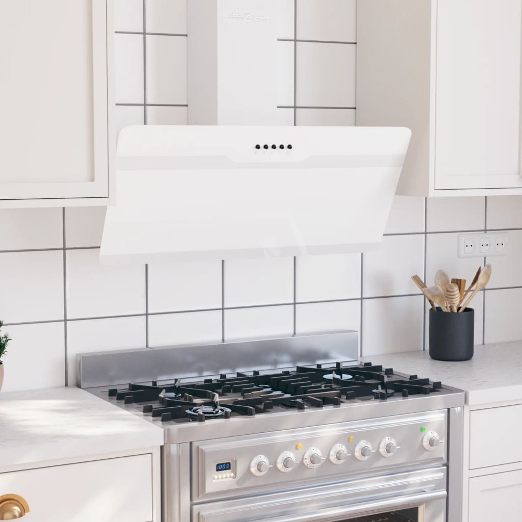 vidaXL Wandafzuigkap 90cm Wit - 47% Korting!