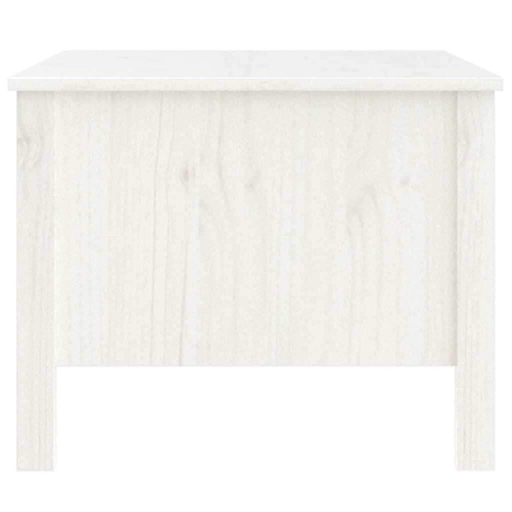 vidaXL Salontafel Grenenhout Wit 100x50cm - 57% Korting!