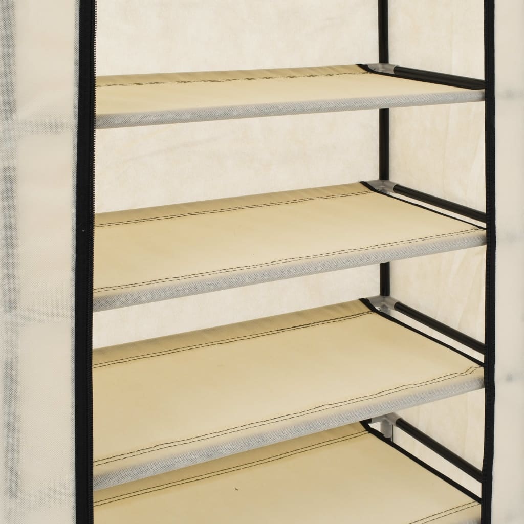 vidaXL Schoenenkast Crème - 5 Schappen - 42% Korting!