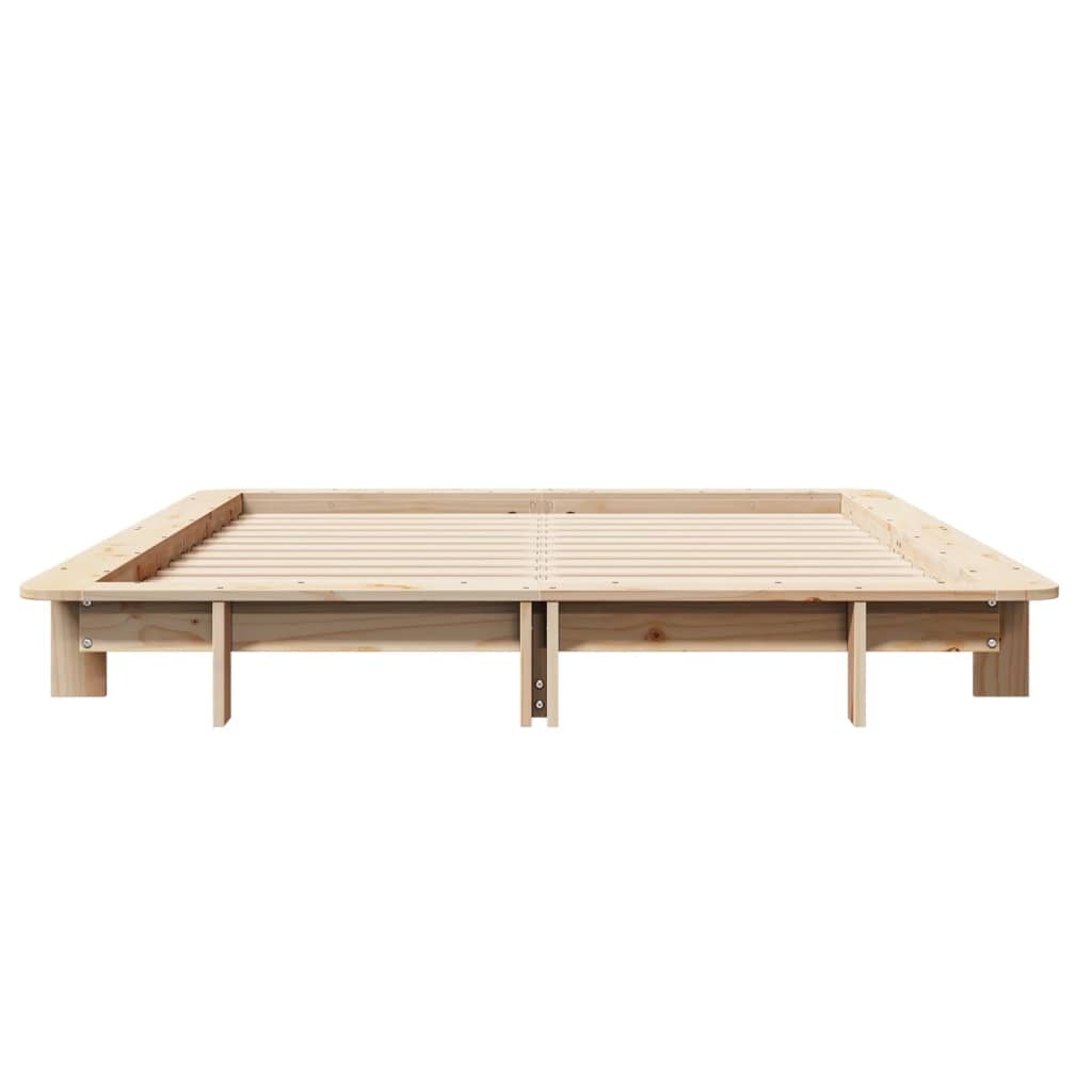 Grenen Bedframe 140x190cm - 55% Korting! (Zonder Matras)