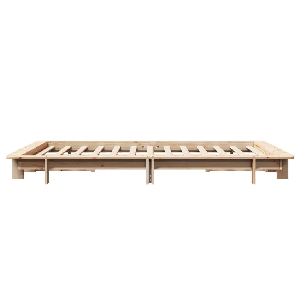 Grenen Bedframe 140x190cm - 55% Korting! (Zonder Matras)