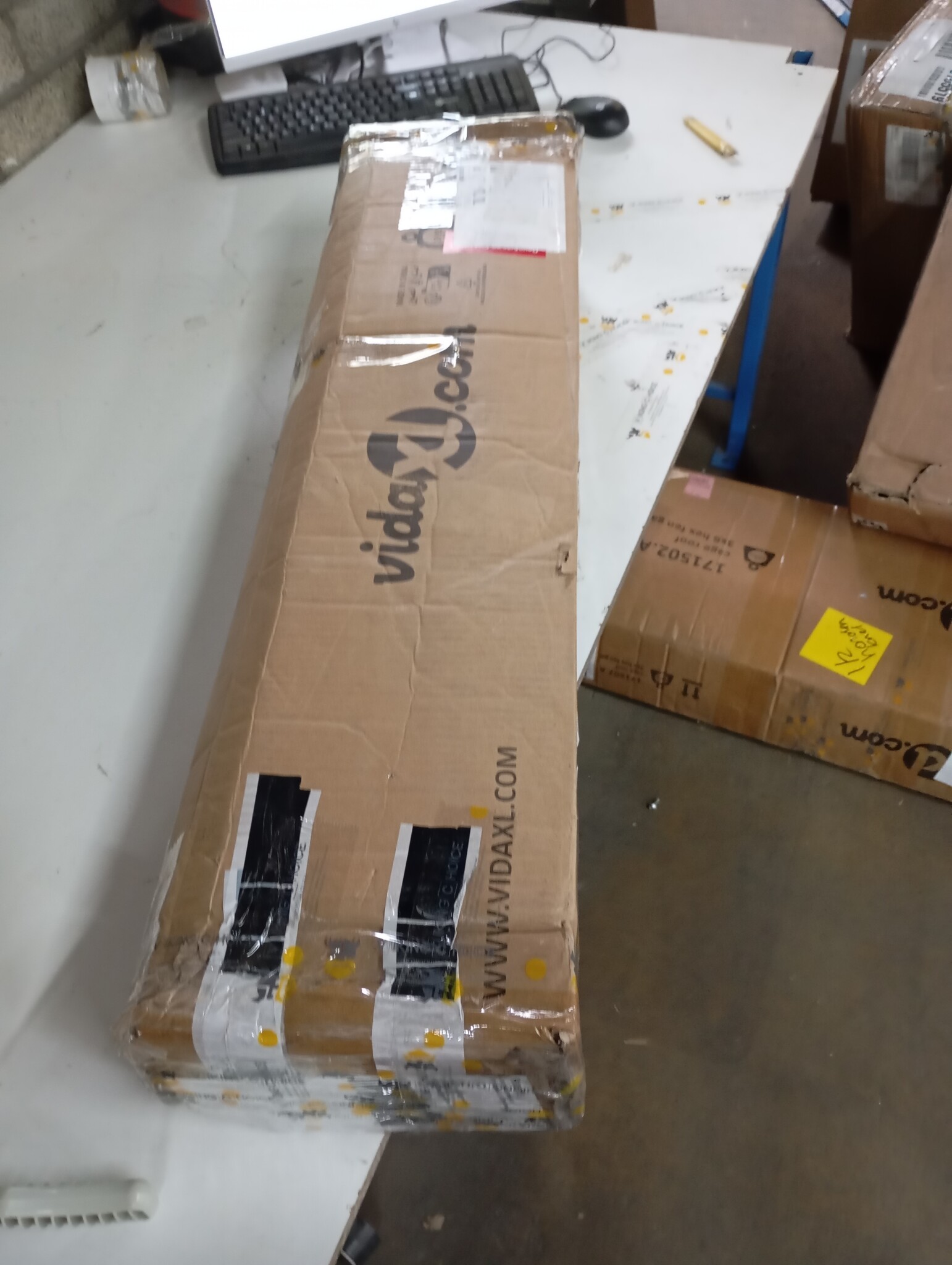 vidaXL Bedframe 140x190 Zwart Metaal -55%! Zo Goed Als Nieuw