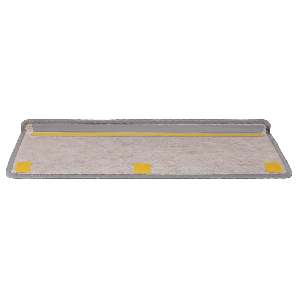 vidaXL Trapmatten Sisal-Look Zilver (15 st.) - 71% Korting!