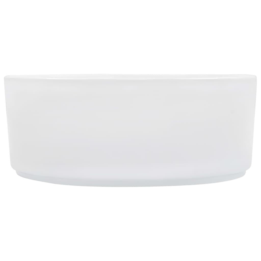 vidaXL Witte Wastafel Ø36cm - 57% Korting! (Lichte Gebruikssporen)