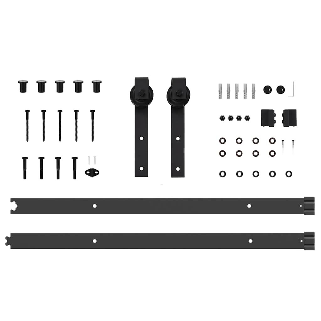 vidaXL Schuifdeur Onderdelen Set 152,5cm - 53% Korting!
