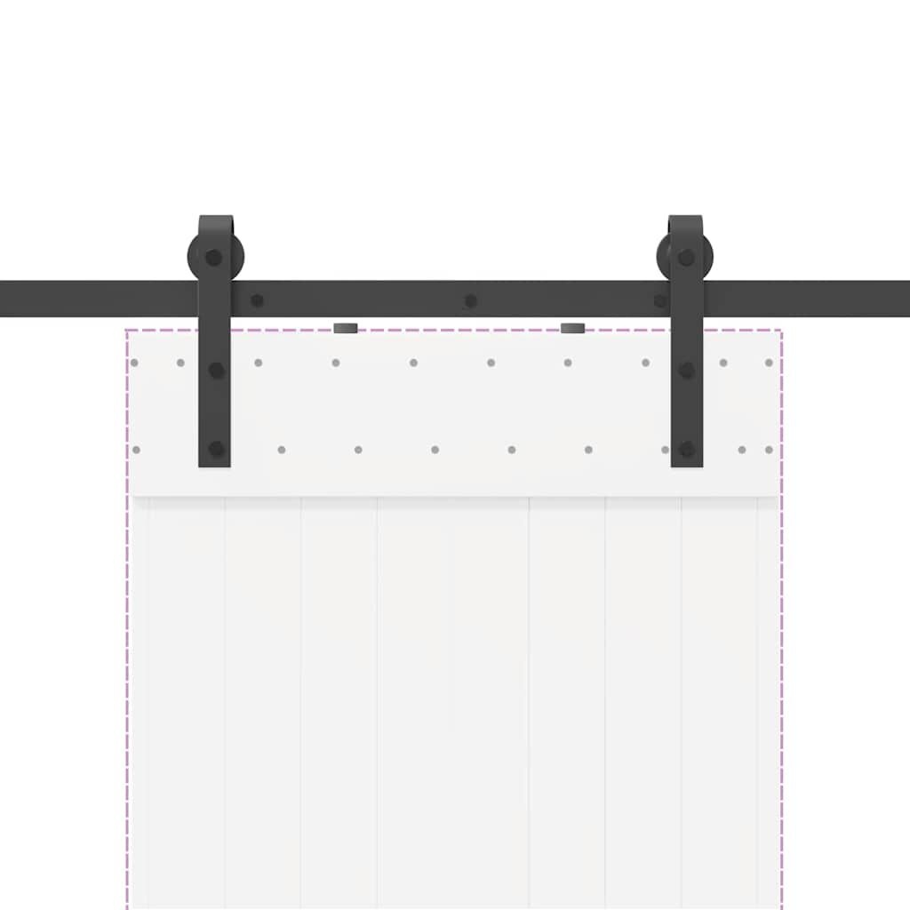 vidaXL Schuifdeur Onderdelen Set 152,5cm - 53% Korting!