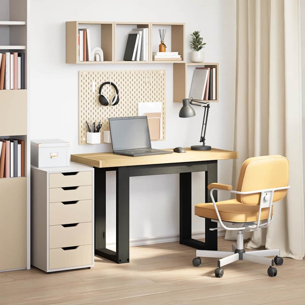 VidaXL Bureau NOAIN Grenenhout 120cm - 35% Korting!
