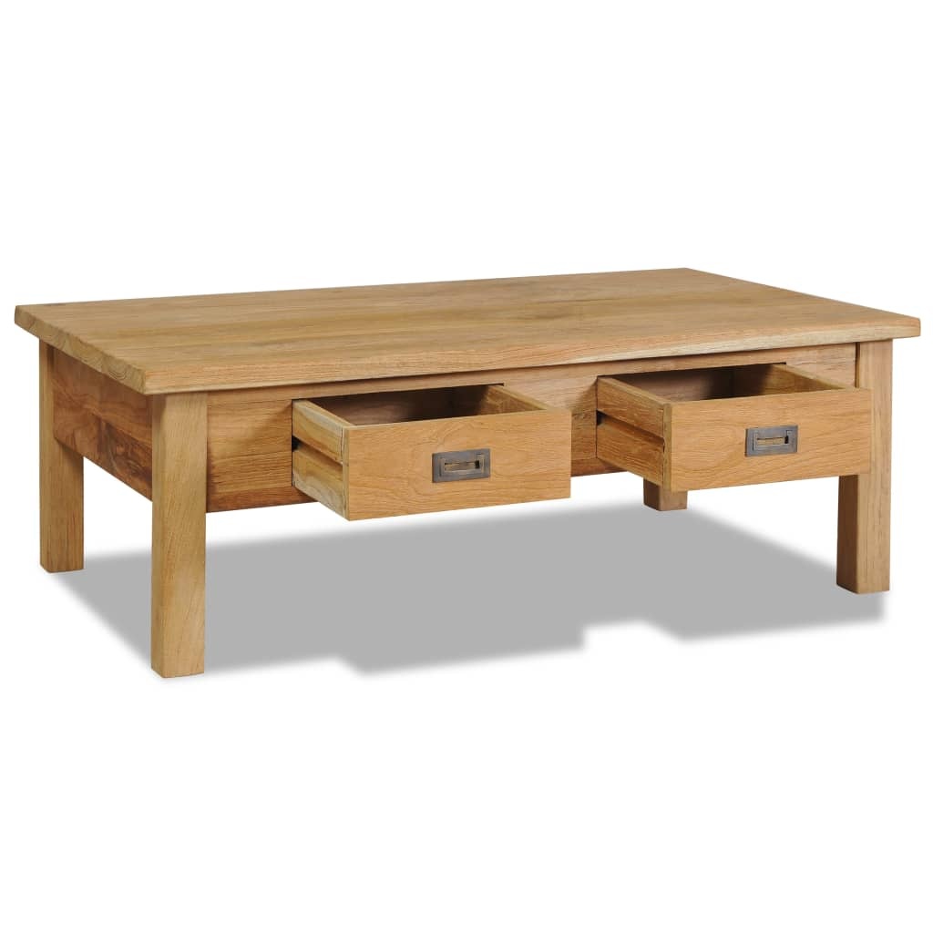 Salontafel Teakhout 100x60 - 35% Korting! Retourdeal!