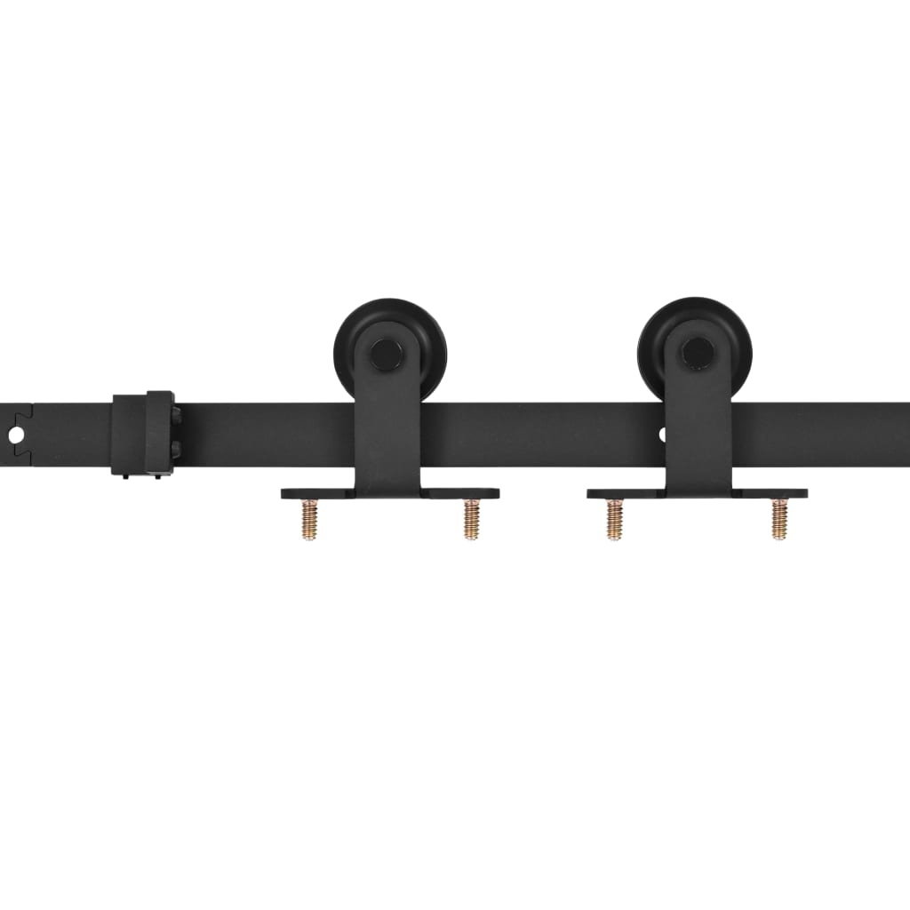 vidaXL Schuifdeur Set 183cm Zwart - SKIEN - 42% Korting!