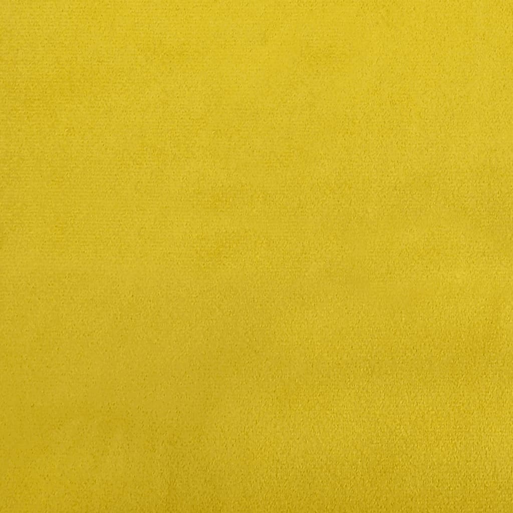 VidaXL Slaapbank Fluwel Geel 80x200 - 35% Korting!