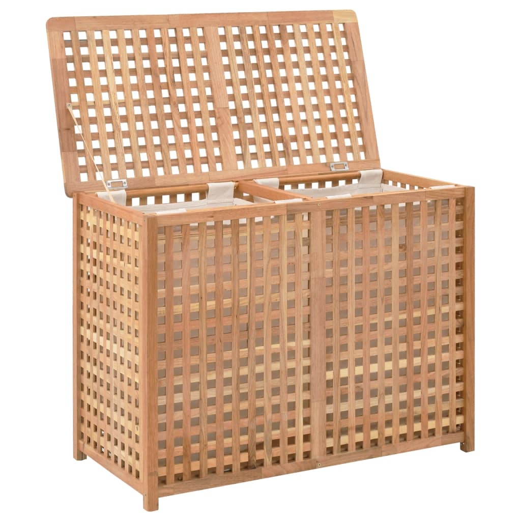 VidaXL Wasmand Walnotenhout - 87,5cm - 53% Korting!
