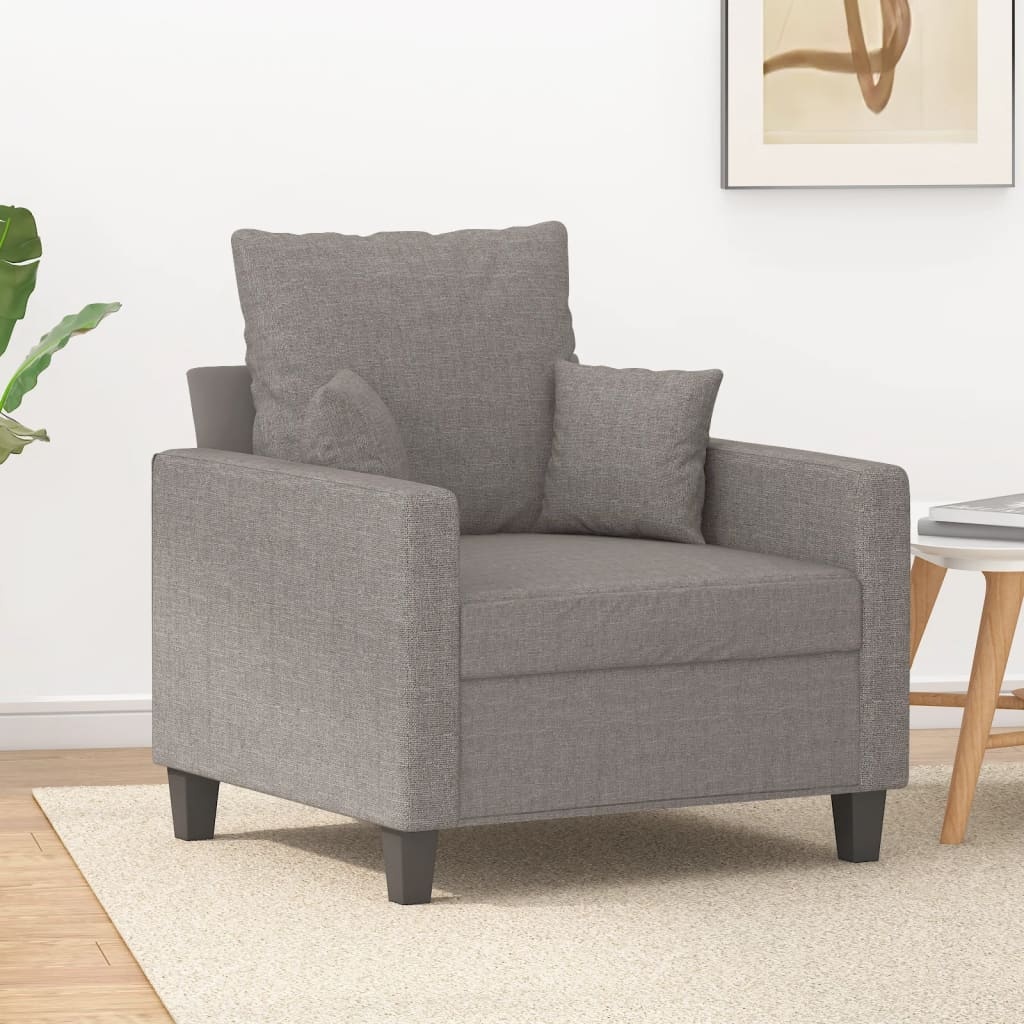 vidaXL Fauteuil Taupe 60cm - Zo Goed Als Nieuw! 47% Korting