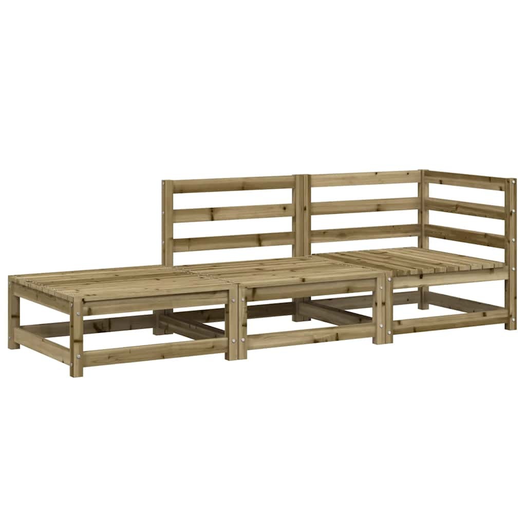 Tuinbank Set Grenenhout + Voetenbank - 35% Korting!